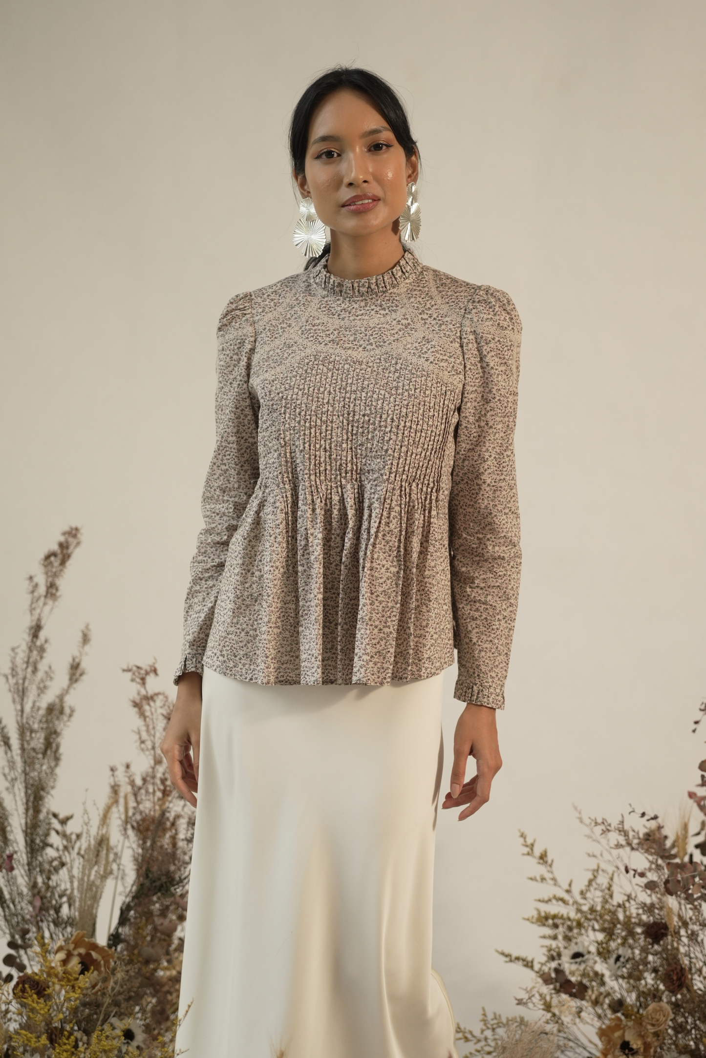 JANNAH TOP IN DUSTY LAVENDER