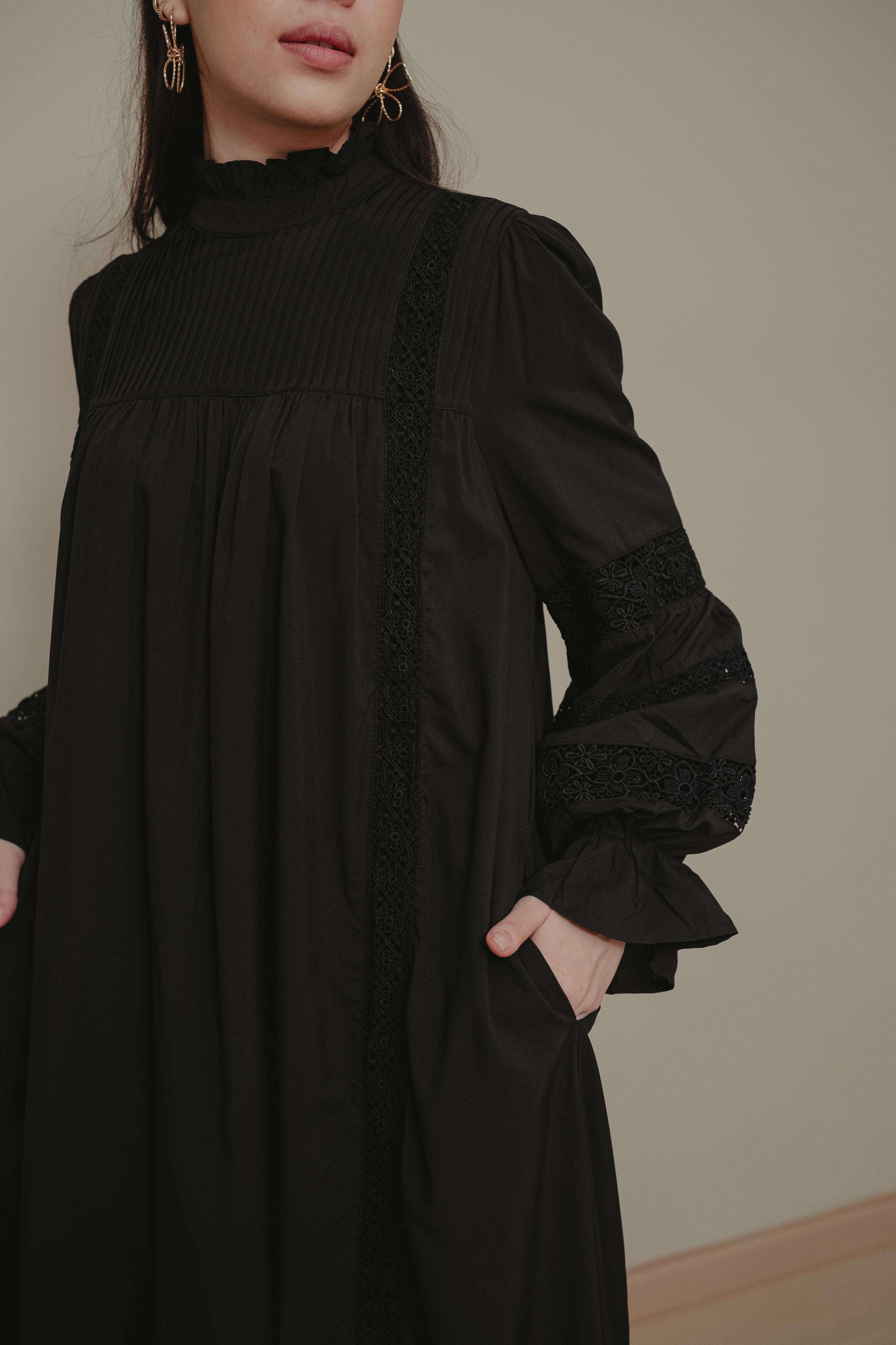 Solange Dress in Black