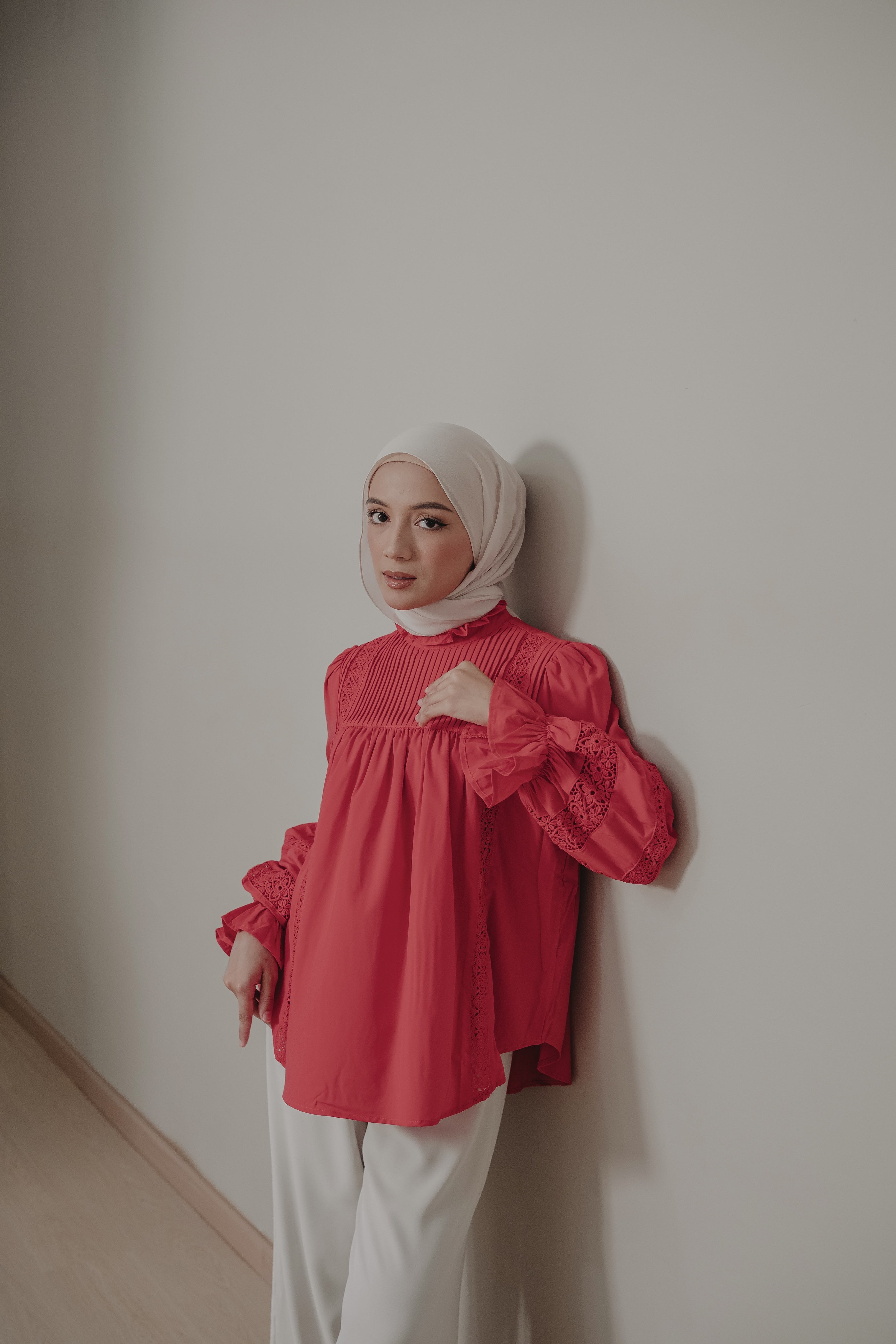Sonya Top In Raspberry