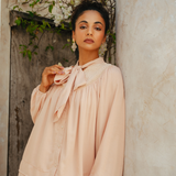 The Georgia Kurung in Blush