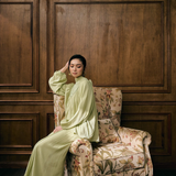 The Georgia Kurung in Sage