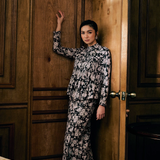 The Jannah Kurung in Nocturne Bloom