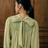 The Georgia Kurung in Sage