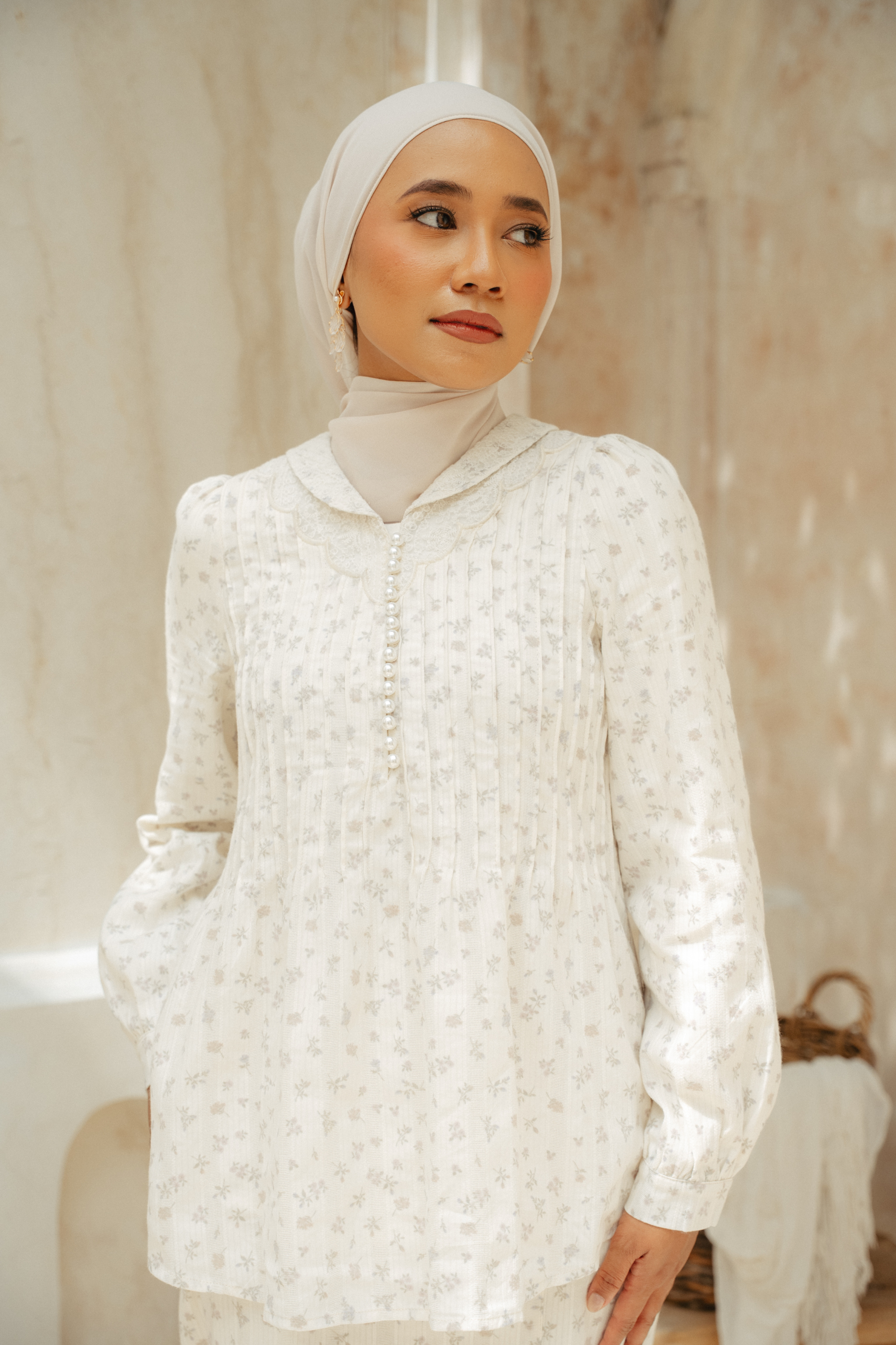 Caroline Kurung in Lilac Reverie