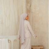 The Thalia Kurung in Dusty Lavender