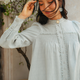 The Loren Kurung in Light Teal