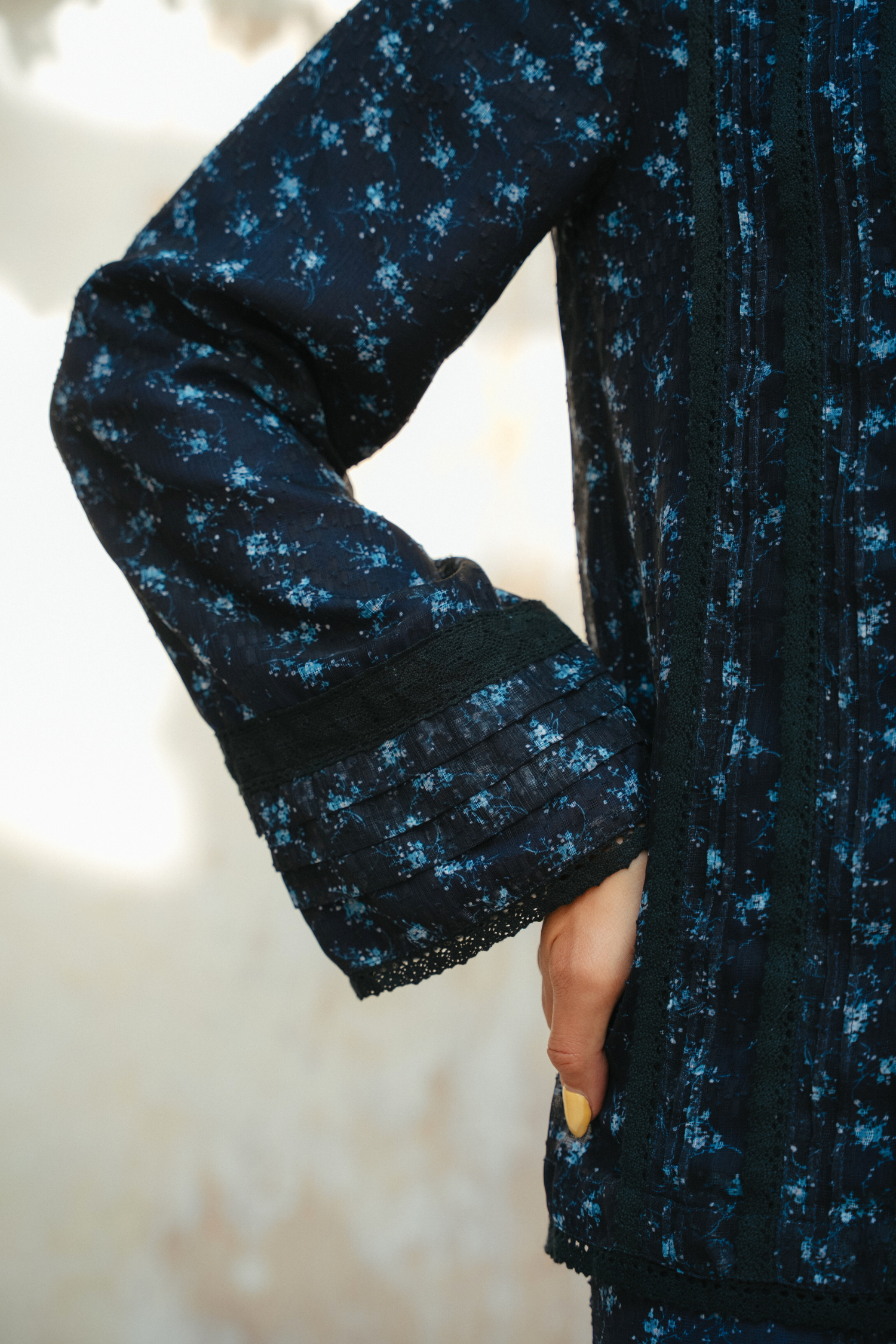 The Thalia Kurung in Dion Floral