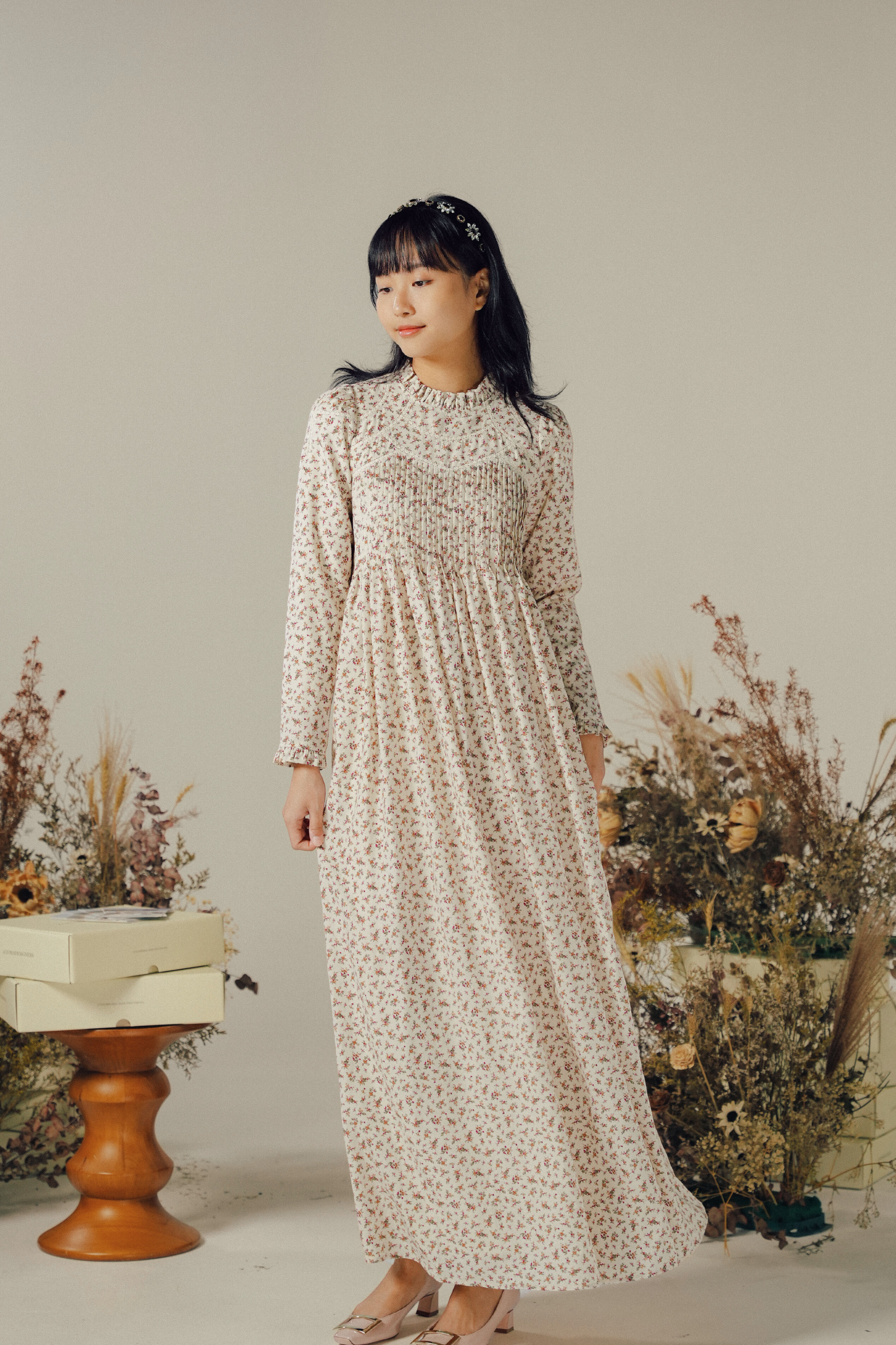 The Jannah Dress In Merlot