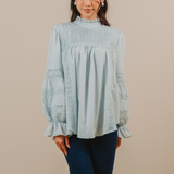 Sonya Top in Arctic Mint
