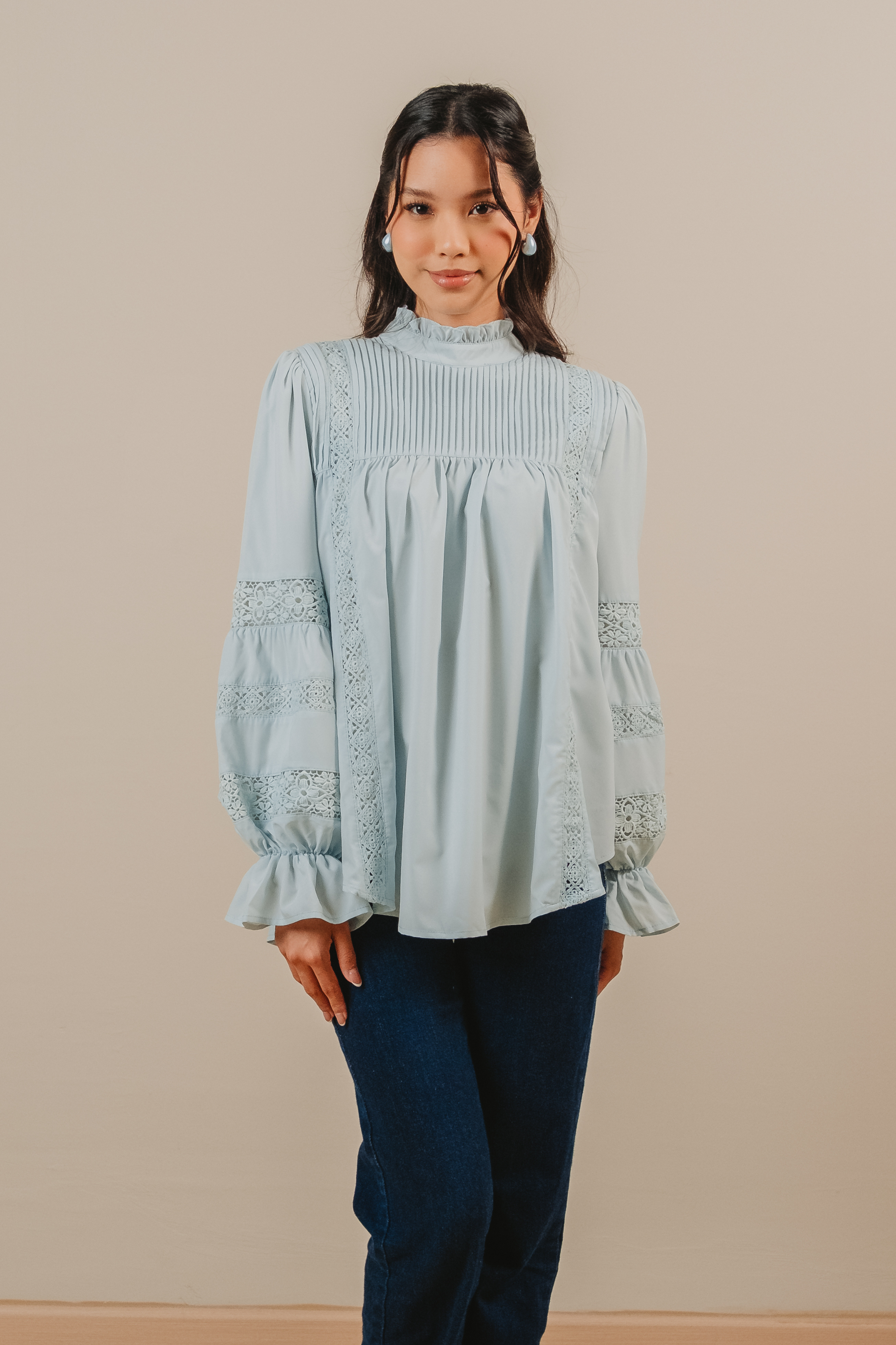 Sonya Top in Arctic Mint