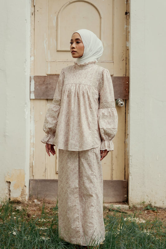 The Solange Kurung In Rose