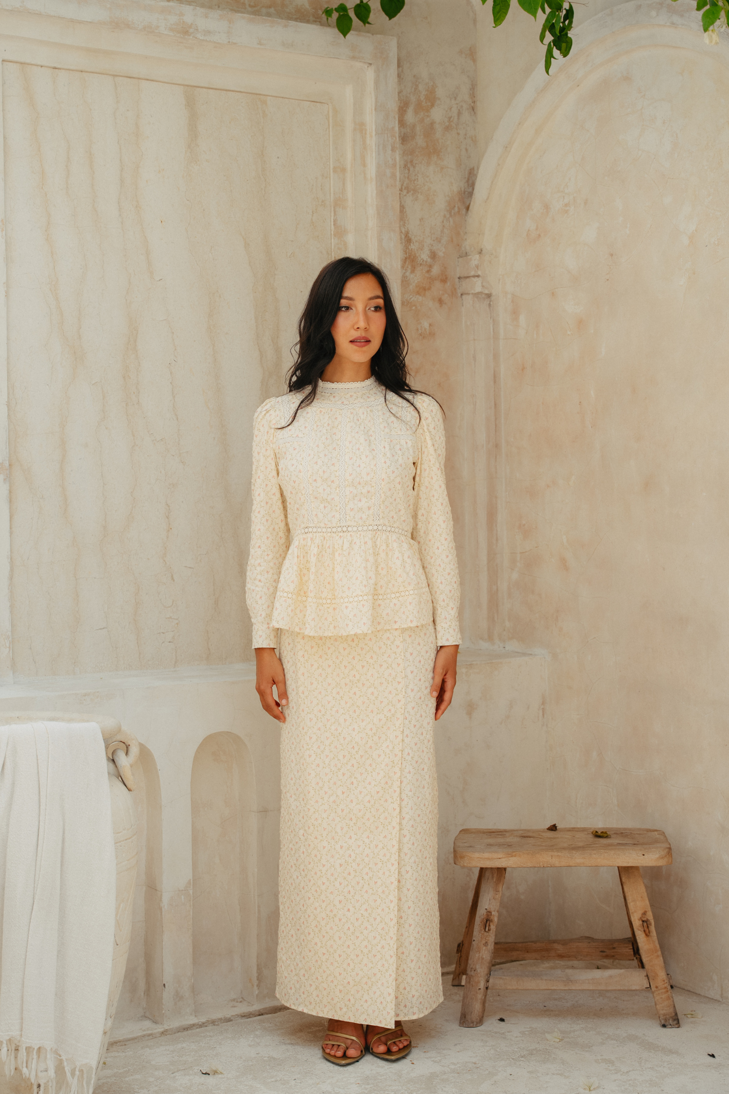 Ingrid Kurung in Rosalina Print