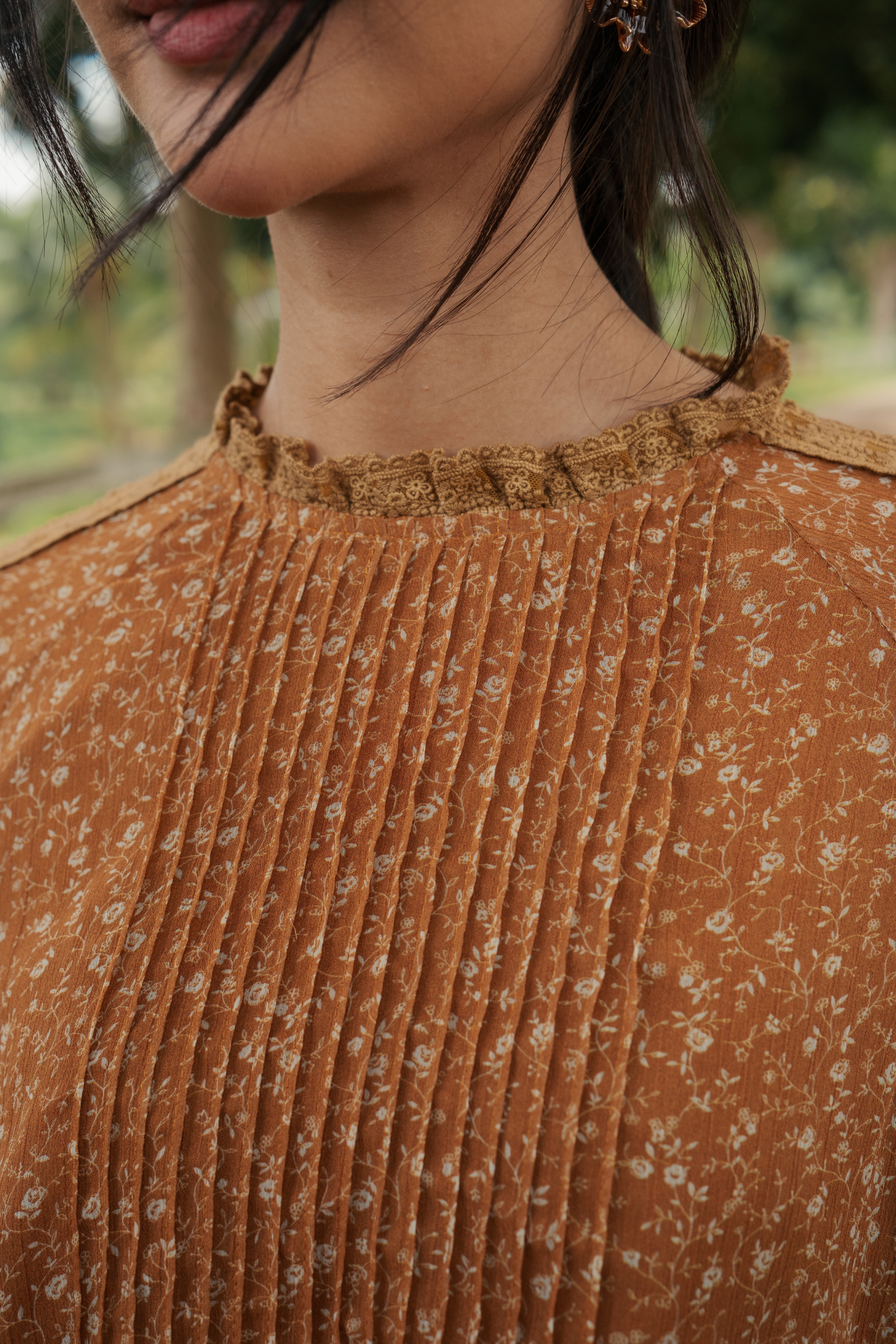 The Celestine Top in Rowen