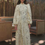 The Opal Dress in Antique Herbarium