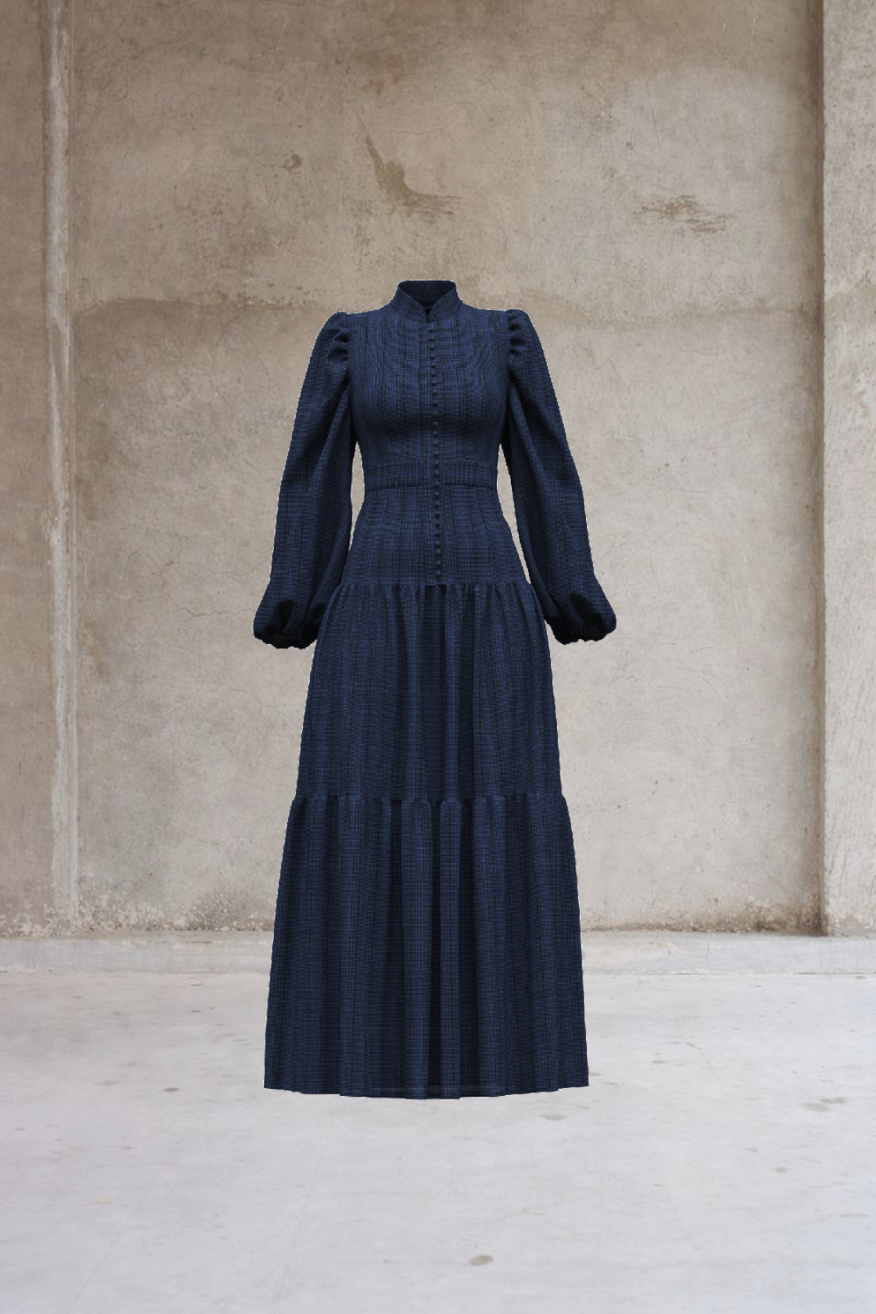 The Opal Dress Silhouette - Blue ™