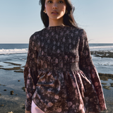 The Helena Top in Silver Rose