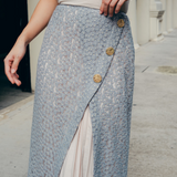 Dusky Pleated Skirt