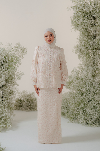 The Lorna Kurung in Blossom Prints