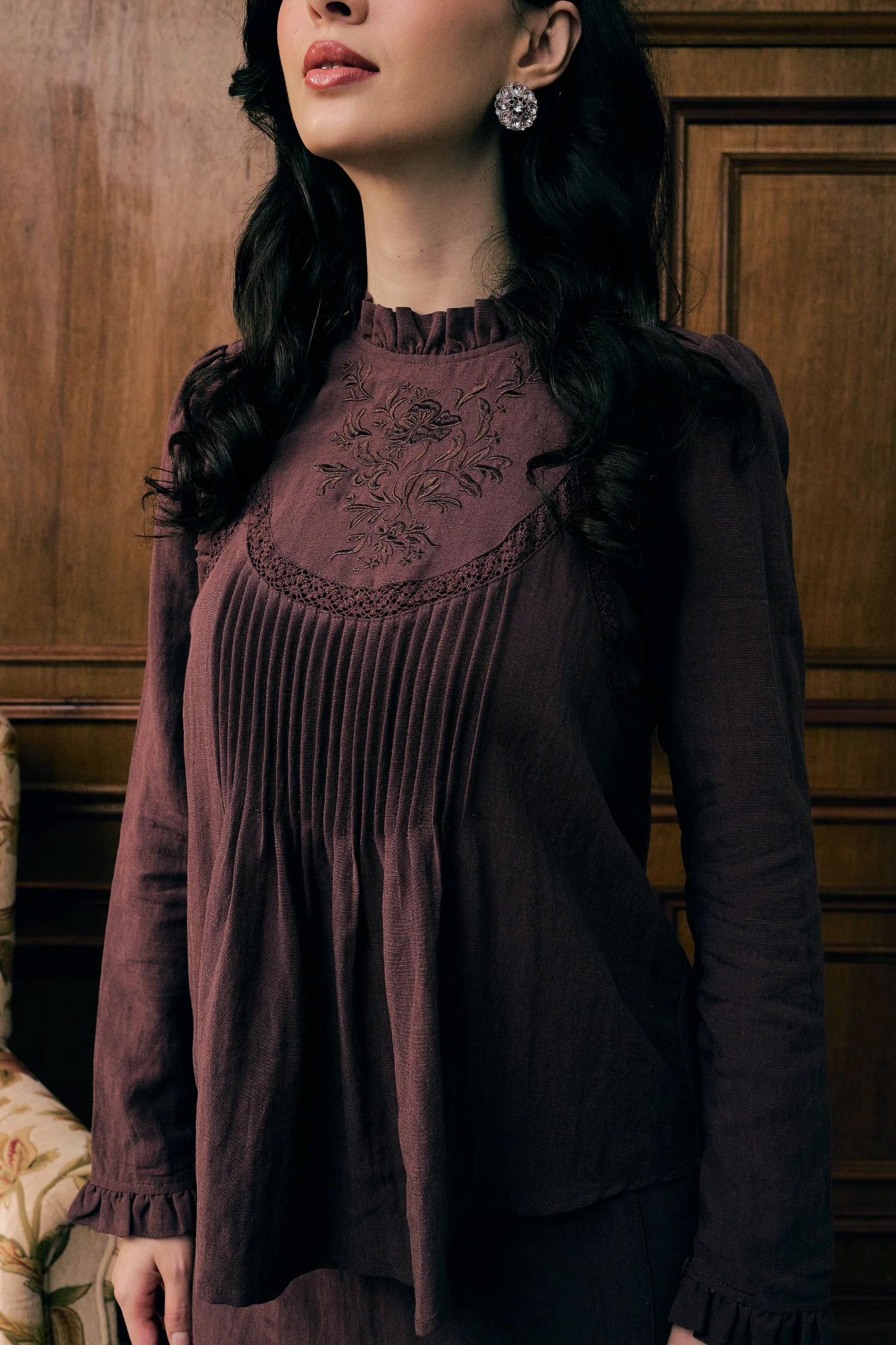 The Mulia Kurung in Deep Purple