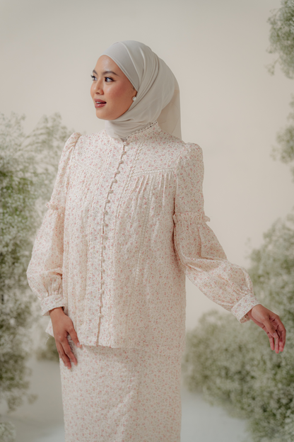 The Lorna Kurung in Blossom Prints