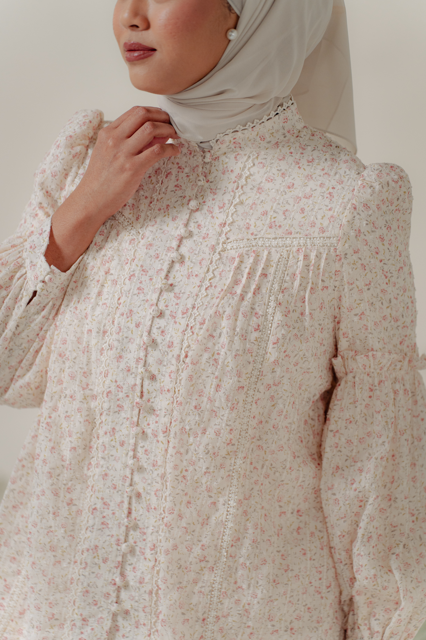 The Lorna Kurung in Blossom Prints