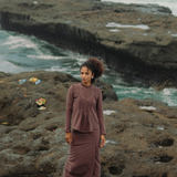 The Mulia Kurung in Deep Purple
