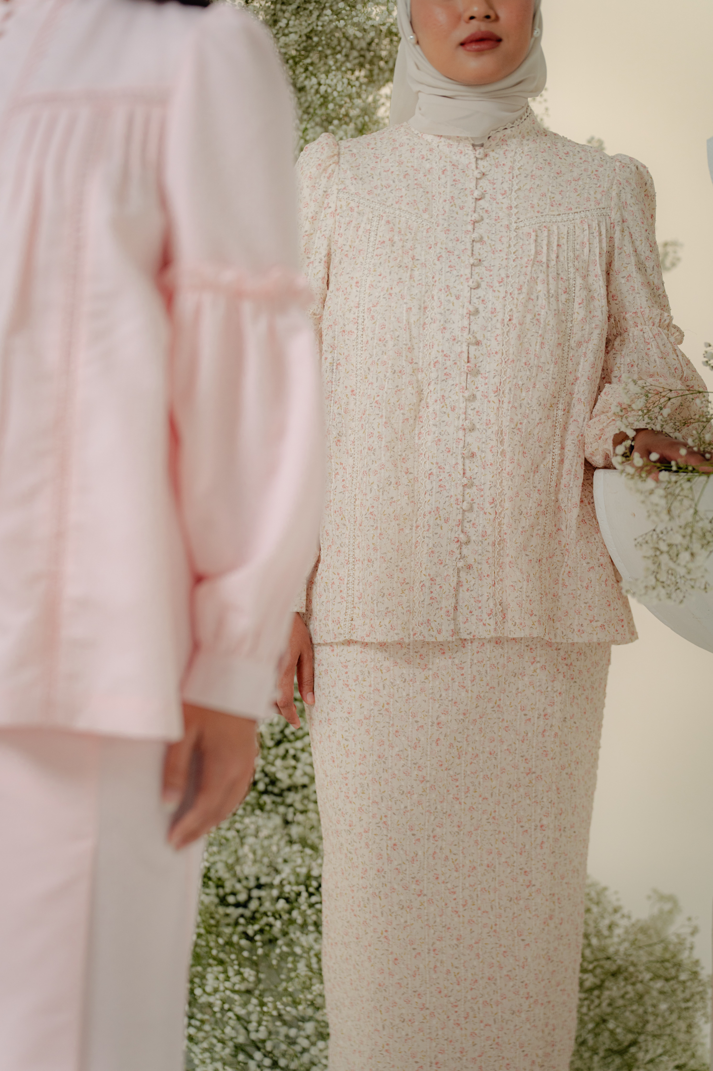 The Lorna Kurung in Blossom Prints