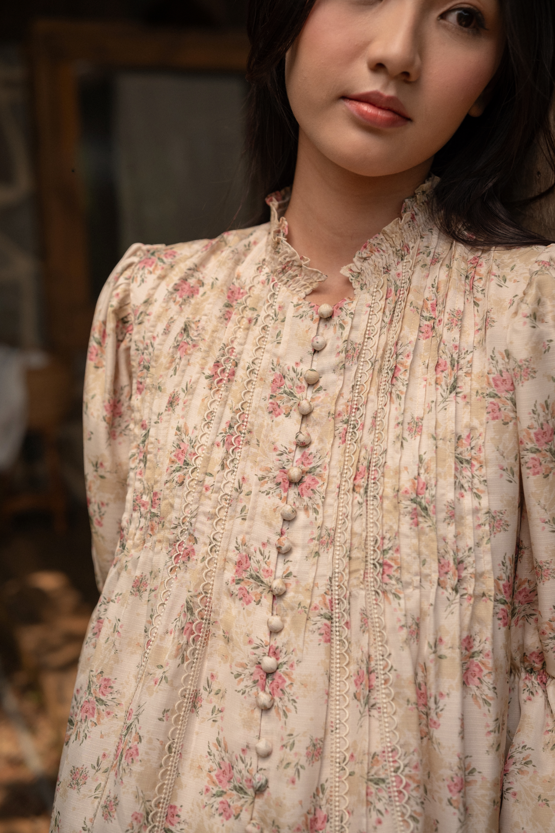 The Holly Dress in Chintz Floral