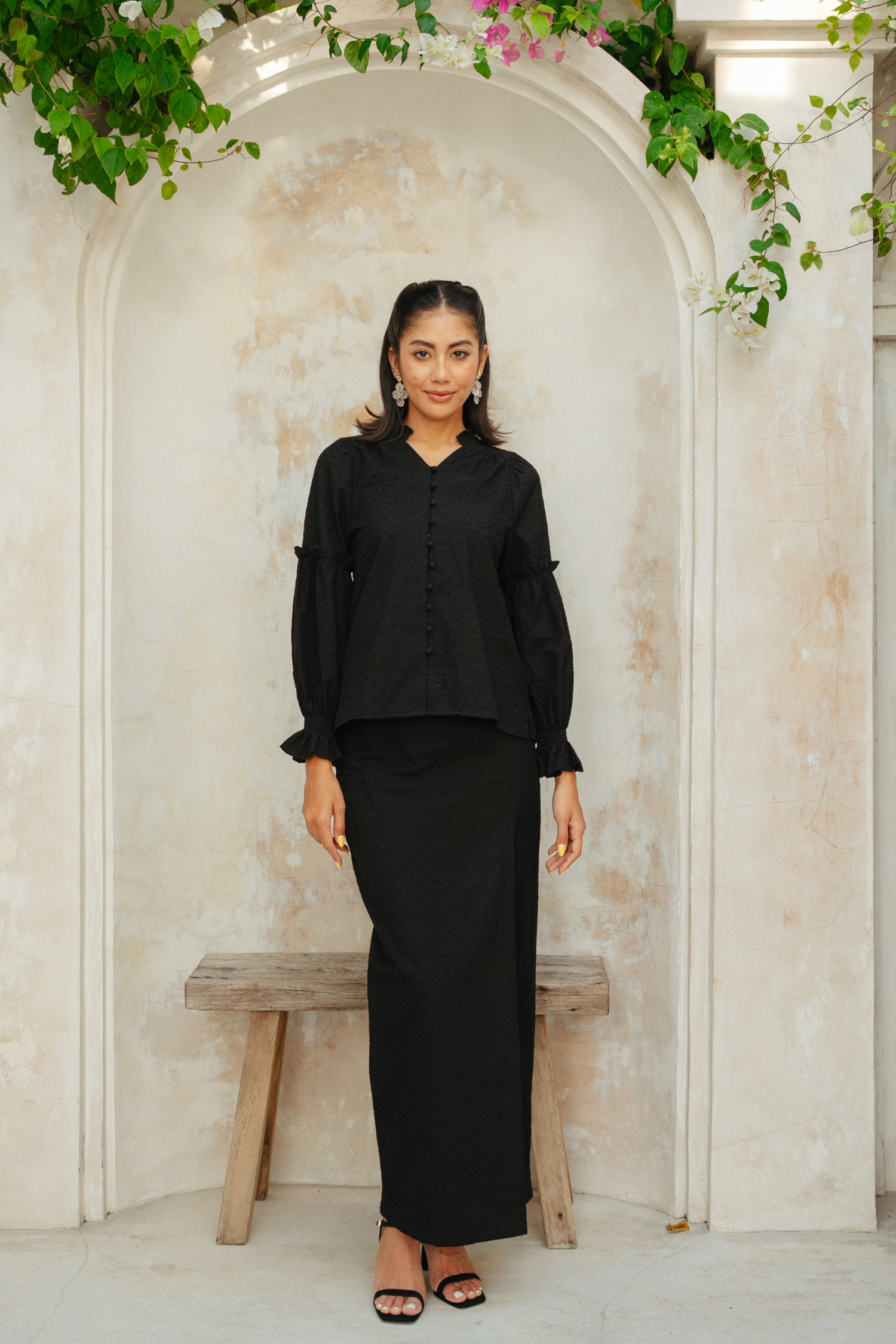 The Jane Kurung in Noir