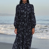 The Lorna Dress in Deep Ocean Floral