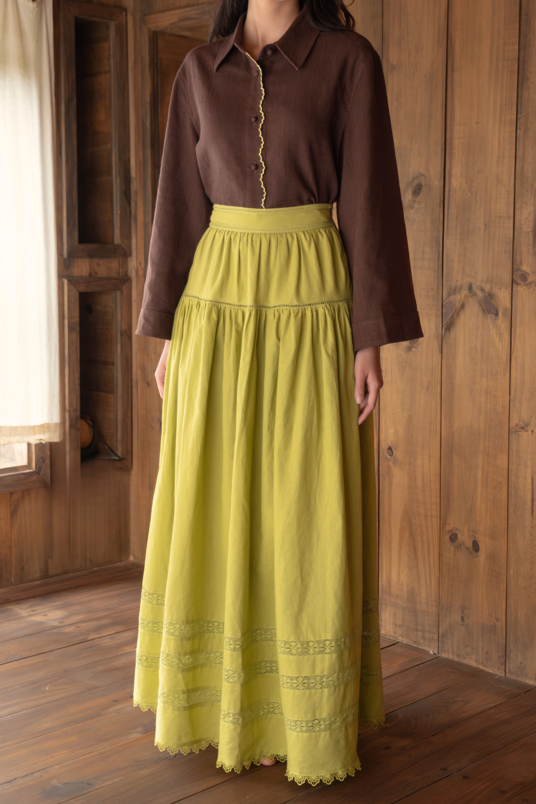 The Matilda Skirt in Hawthorne