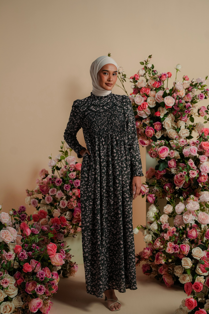 THE JANNAH DRESS IN MIDNIGHT