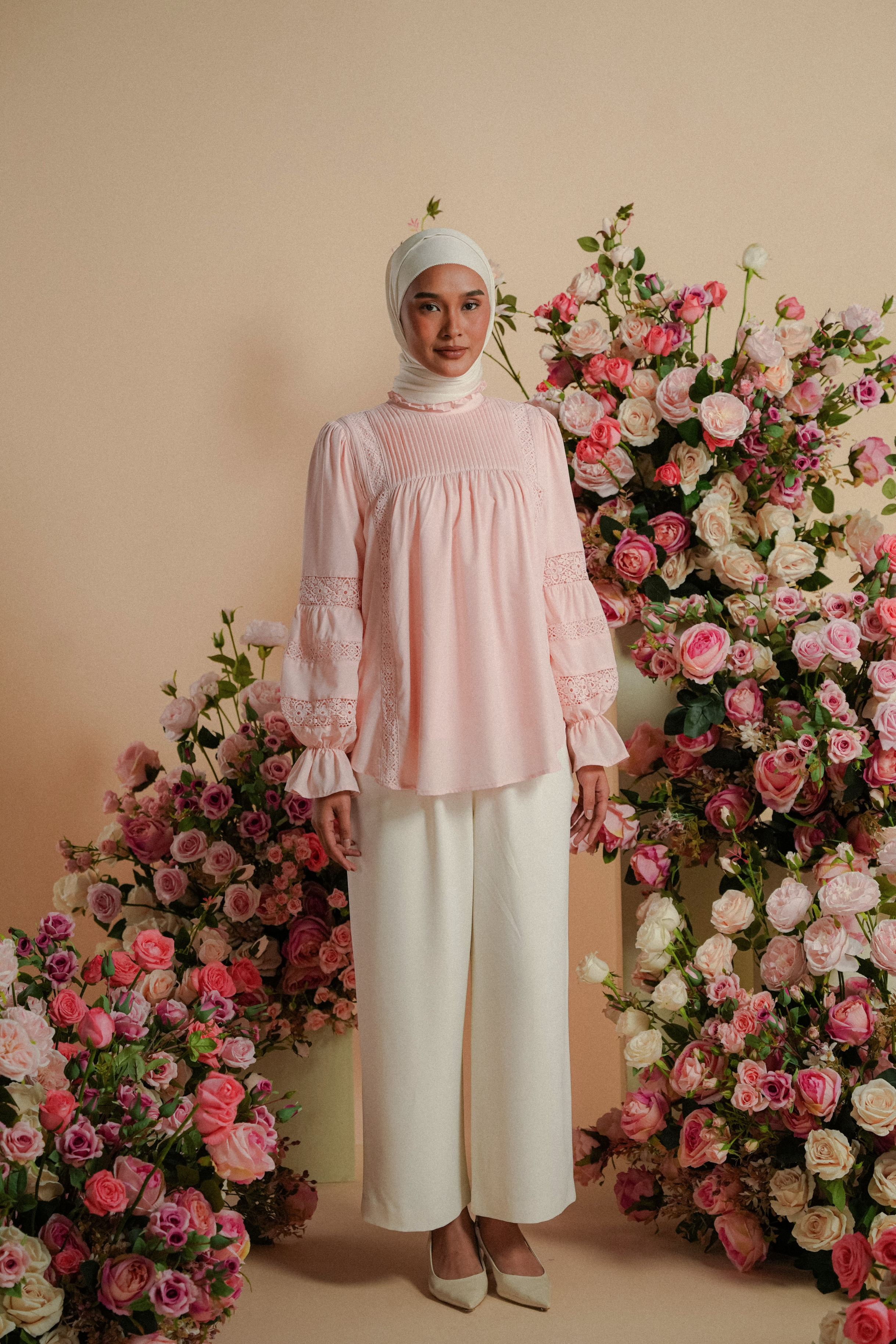The Sonya Top In Light Pink