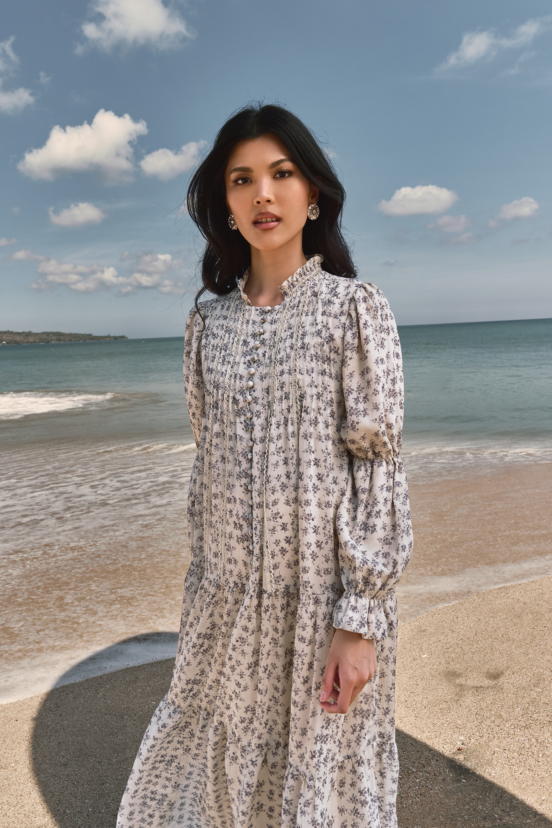 The Holly Dress in Heater Bloom