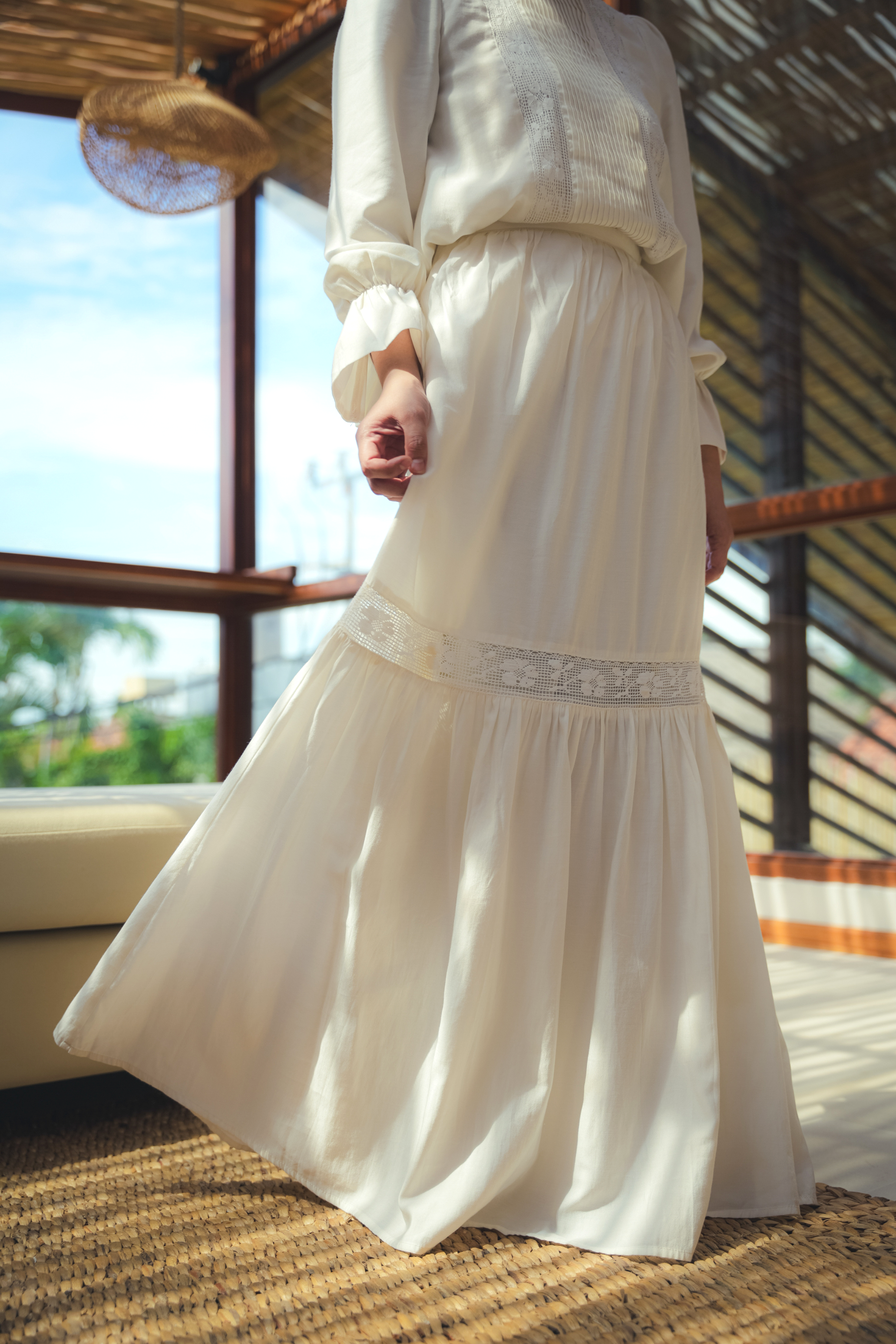 The Vitznau Skirt in Vanilla