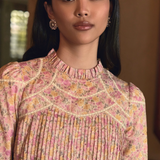 ⁠The Jannah Top in Blush Bloom