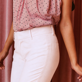 The Starlet Trousers in Blanc