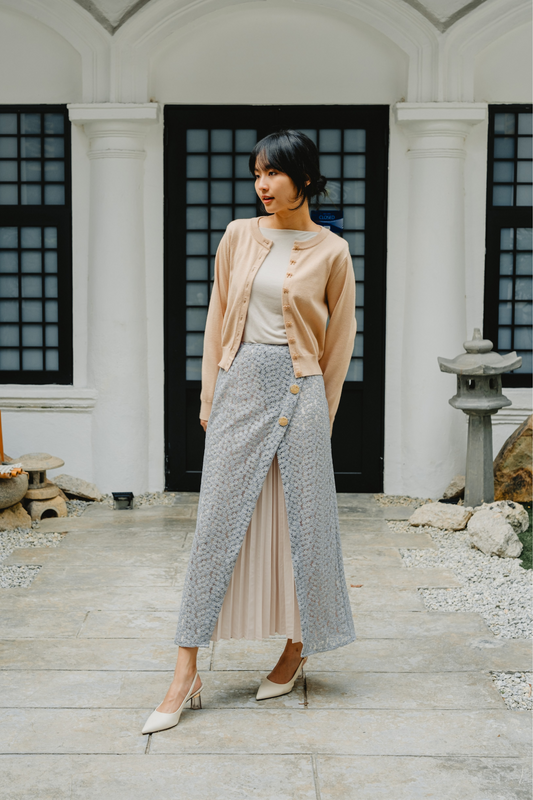 DUSKY PLEATED SKIRT