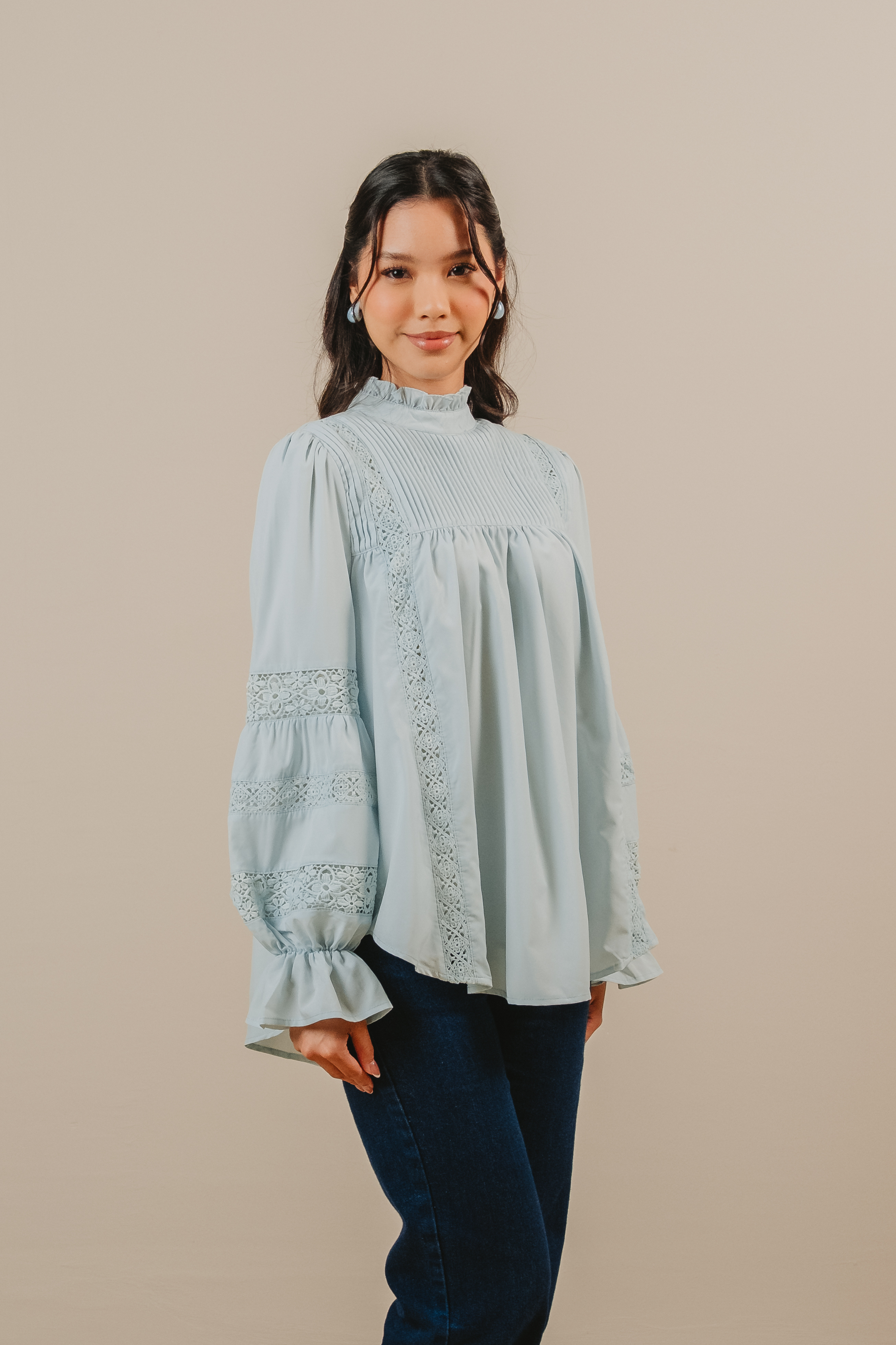Sonya Top in Arctic Mint
