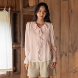The Evelune Top in Pink