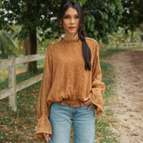 The Celestine Top in Rowen