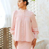 The Loren Kurung in Light Pink