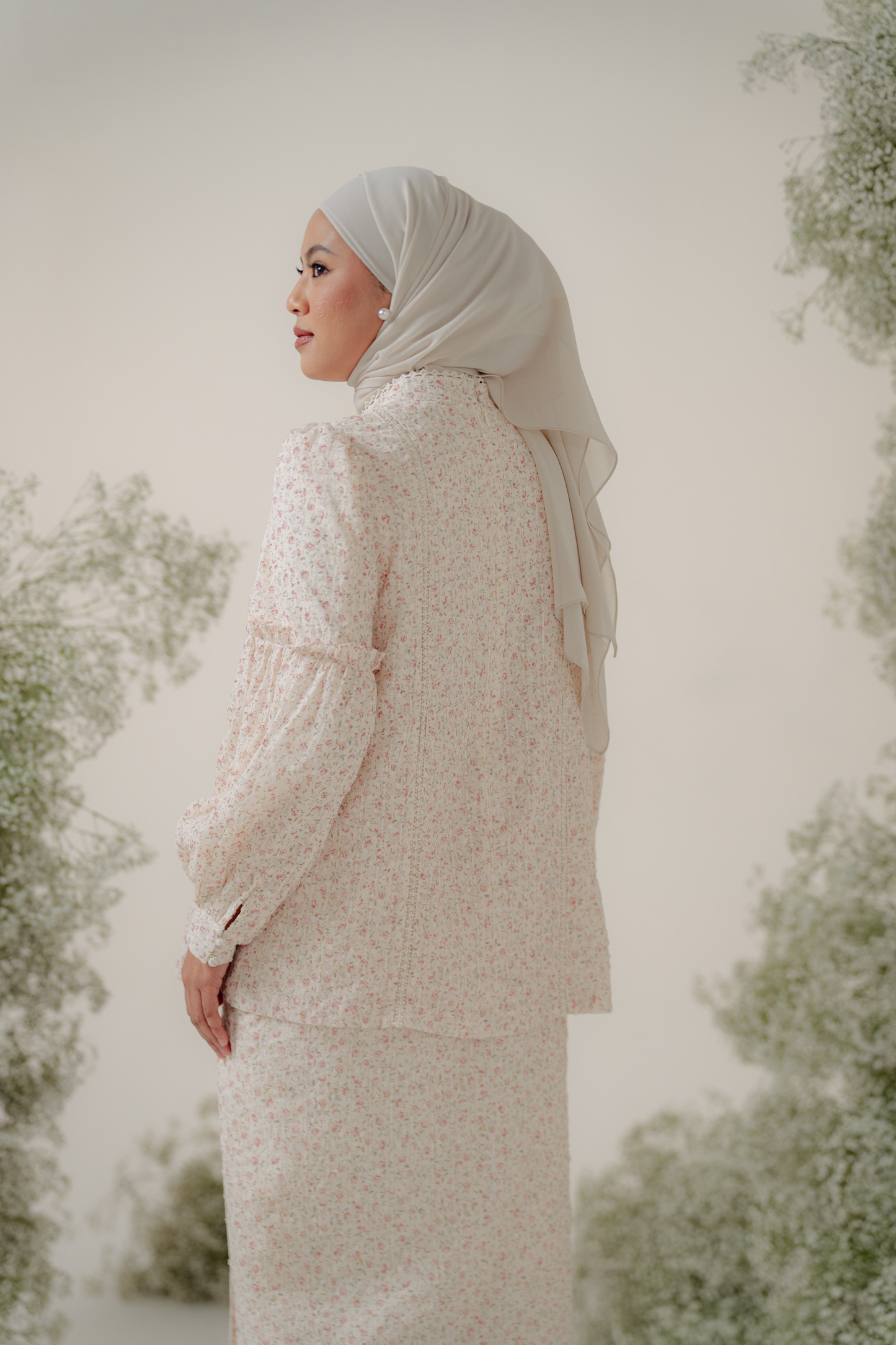 The Lorna Kurung in Blossom Prints