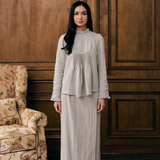 The Mulia Kurung in Grey
