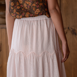 The Edith Skirt in Ballerina Pink