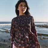 The Helena Top in Silver Rose