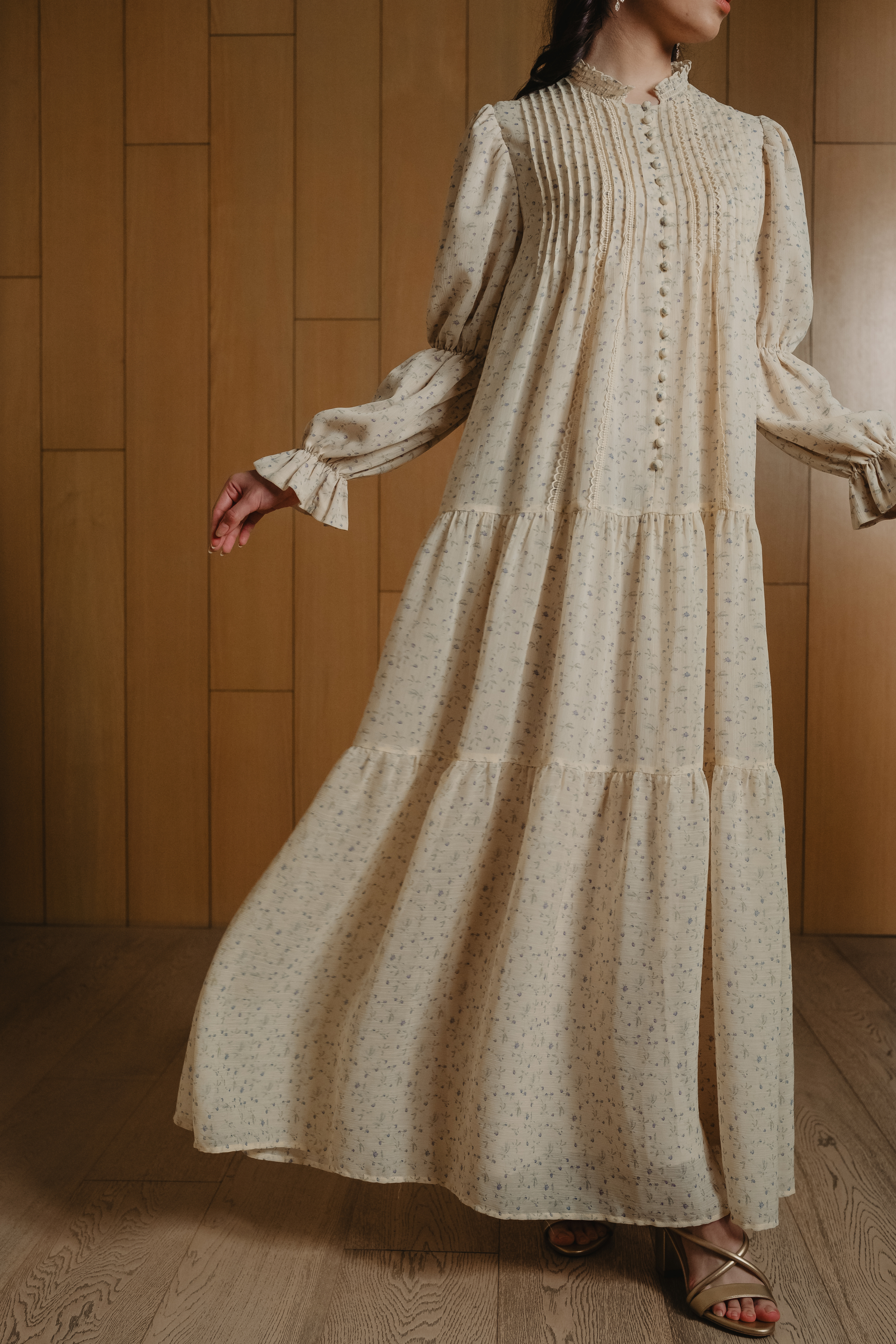The Holly Dress in Celestine
