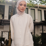 The Joan Subdued Stripes Shirt in Snow