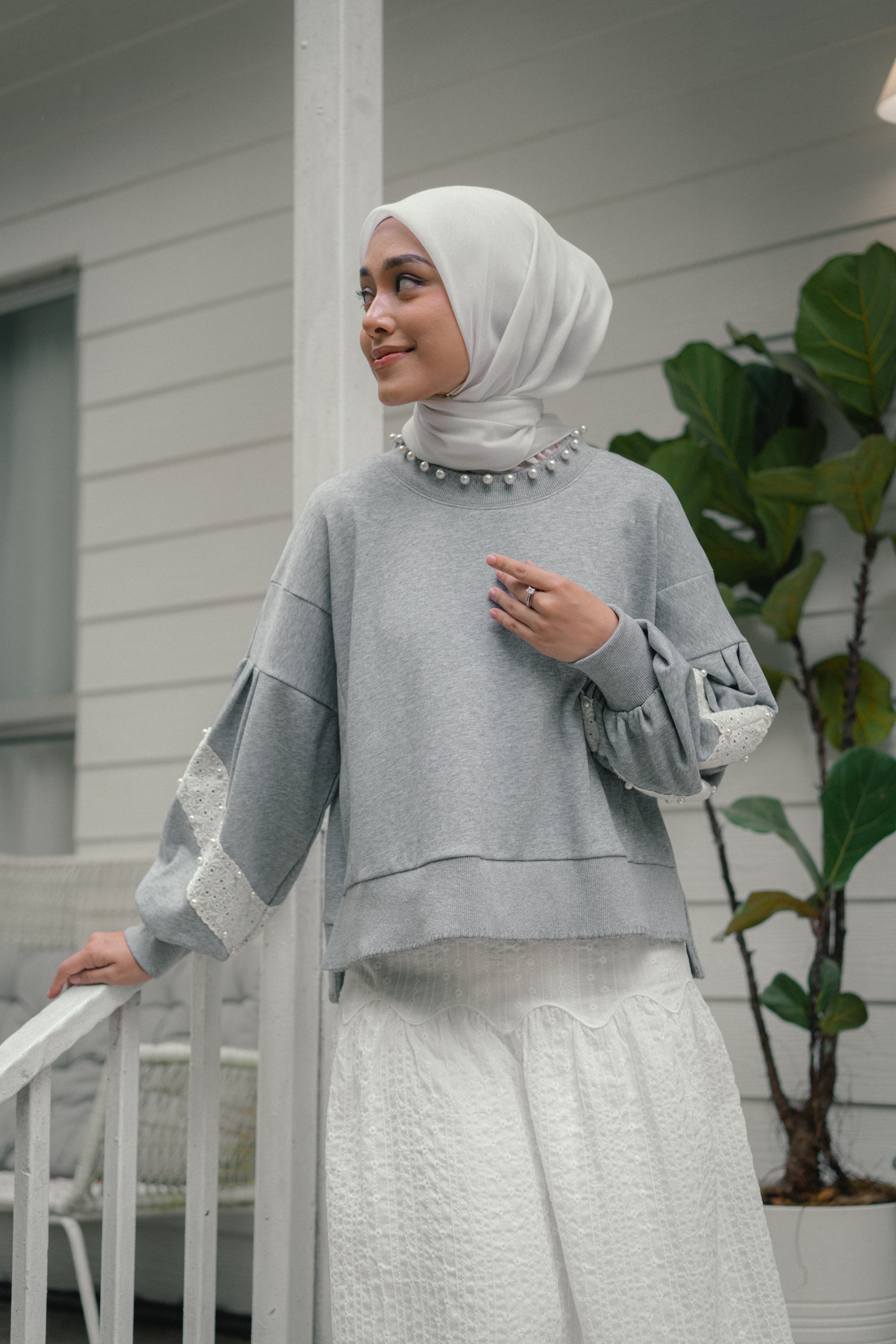 The Emily Sweater In Grey