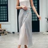 Dusky Pleated Skirt
